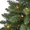 4ft. Pre-Lit Northern Rocky Spruce Artificial Christmas Tree, Clear LED Lights